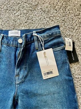 Frame Denim Blue High-Rise Jeans